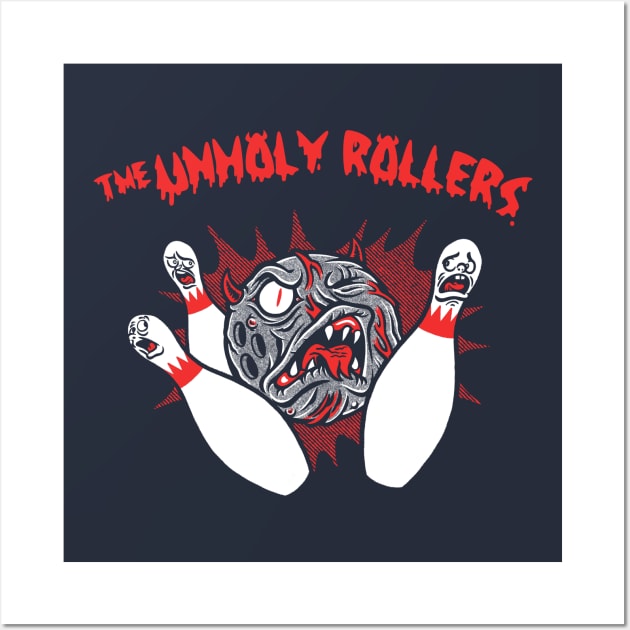 the UNHOLY ROLLERS Wall Art by GiMETZCO!